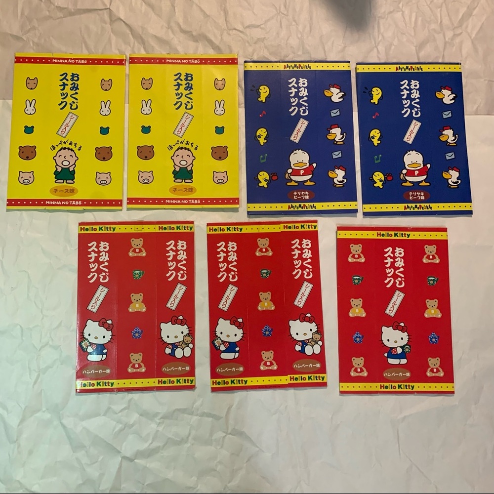 7 x vintage 1991 sanrio box